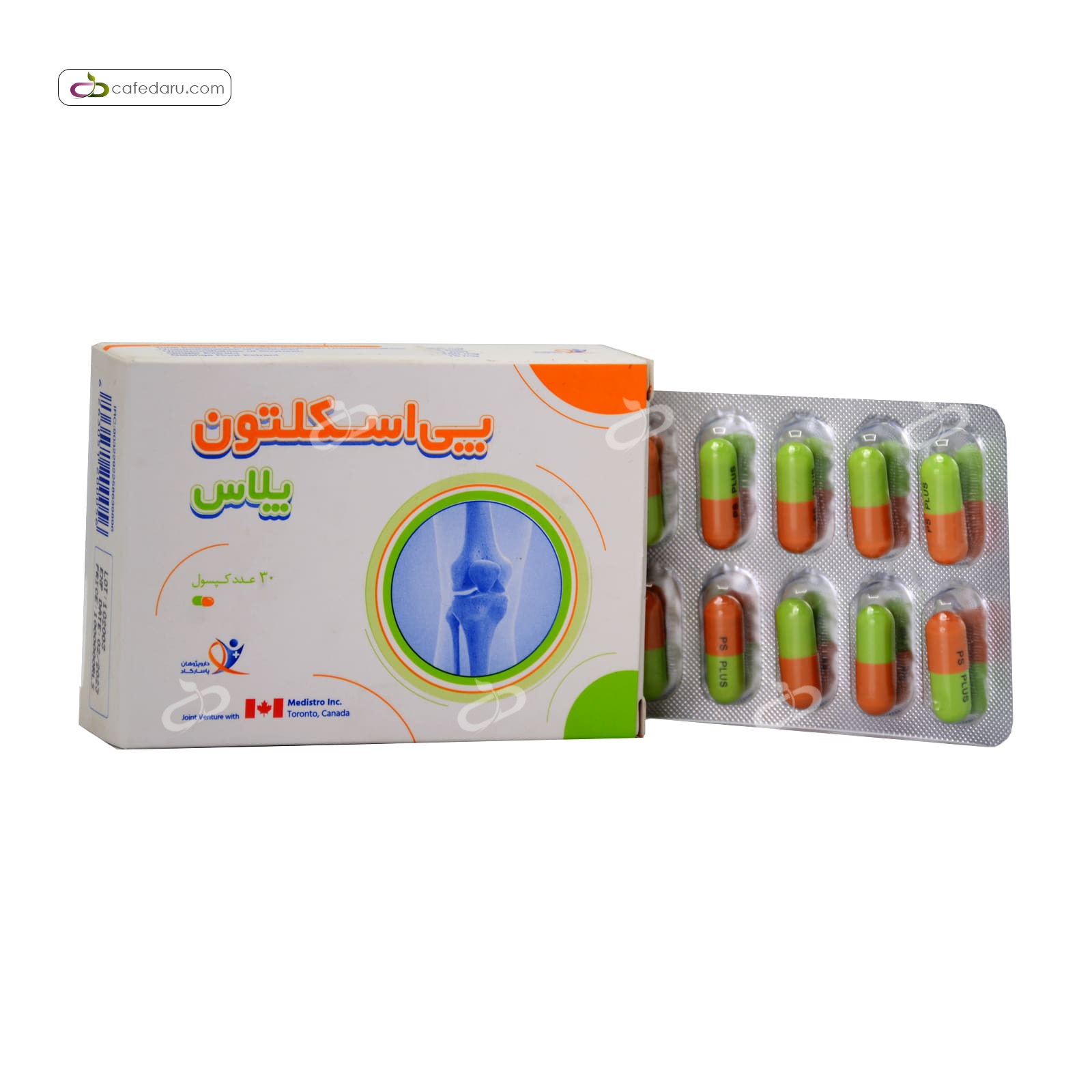 پی اسکلتون پلاس دارو پژوهان پاسارگاد 30 کپسول